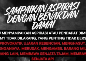 Aktivis Sosialis LSS Serukan Rakyat Tetap Kritis, Tolak Provokasi dan Aksi Anarkis
