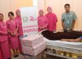Kapolres Tanjung Priok Sambangi Korban Kebakaran Muara Angke di Rumah Sakit, Bawa Pesan Kepedulian Polri dan Bhayangkari
