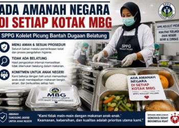 Ada Amanah Negara di Setiap Kotak MBG, SPPG Kolelet Picung Bantah Dugaan Belatung”