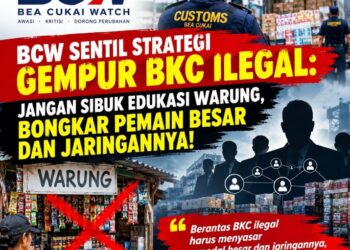 BCW Sentil Strategi Gempur BKC Ilegal: Jangan Sibuk Edukasi Warung, Bongkar Pemain Besar dan Jaringannya! 