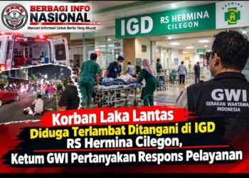 Korban Laka Lantas Diduga Terlambat Ditangani di IGD RS Hermina Cilegon, Ketum GWI Pertanyakan Respons Pelayanan