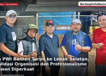 Ketua PWI Banten Turun ke Lebak Selatan, Konsolidasi Organisasi dan Profesionalisme Wartawan Diperkuat