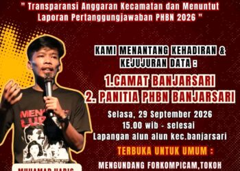 GEMARI Buka Forum Klarifikasi, Soroti Transparansi Anggaran dan LPJ PHBN 2026 Banjarsari