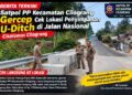 Material U-Ditch Program Perkim Banten Disimpan di Atas Trotoar Jalan Nasional, Jadi Sorotan Publik