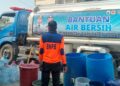Warga Gunungbatu Cilograng Ucapkan Terima Kasih, BNPB Lebak Salurkan Bantuan Air Bersih di Tengah Kemarau Panjang
