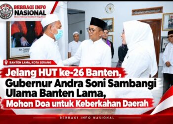 Jelang HUT ke-26 Banten, Gubernur Andra Soni Sambangi Ulama Banten Lama, Mohon Doa untuk Keberkahan Daerah